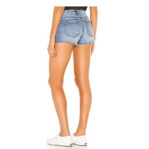 Blanknyc the Fulton Roll Up light wash denim Shorts